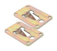 2 Pièces Support Métallique Robuste Surface Antidérapante en Acier | Installation Murale Intérieure, Compatible Chauffe-eau et Tuyaux Enroulés, pour Remorque ou Garage