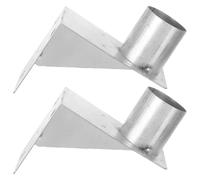 2 Pièces Support Mural 45cm pour Miroir Convexe de Sécurité 60cm | Installation Rapide Matériel Complet, Conçu pour Entrepôts et Entrées de Garage, Prévention Anti-vibration