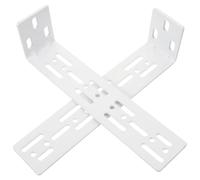 2 Pièces Support Mural pour Rail de Rideau Électrique en Fer | Installation Rapide, Support Robuste et Solide, pour Panneaux de Draperie, Fenêtre Chambre ou Porte Coulissante