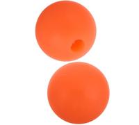 2 Pièces Support pour Diapason Rond en Silicone Orange | Base Sphérique Lisse, Absorption des Chocs, Usage à Domicile, pour Enseignants et Pratiquants