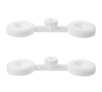 2 Pièces Support pour Entonnoir de Laboratoire à 2 Trous | Structure Verticale Compacte, Maintien Stable de Deux Entonnoirs, pour Universités et Démonstrations