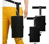 2 Pièces Support Pour Poche À Urine, Support Pour Sac De Jambe Pour Cathéter, Housse De Sac De Cathéter, Accessoire Pour Cathéter, Poche De Jambe Pour Cathéter Pour La Maison, Fauteuil Roulant, Noir