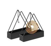 2 Pièces Support Spirale Anti Moustique,Spirale Exterieur Support Bobine Anti-Moustique Porte Encens Serpentin Anti Moustique,pour Extérieur Camping Chambre Bureau