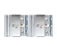 2 pièces support supérieur réglable pour porte de garage en acier | Renforce le support du galet supérieur, limite le du rail, évite les blocages, usage rénovation maison