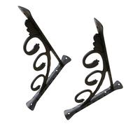 2 pièces supports décoratifs pour étagères, Supports Équerre Étagère de Fixation Etagere Murale Vintage Equerre Charge Lourde