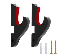 2 Pièces Supports Katana Muraux Bois avec Rembourrés Porte-Épée Samouraï avec Kit de Montage pour Katana Wakizashi Rapière Light Saber Cosplay Présentoir Épée Déco Tanjirou Demon Slayer Weapon Rack