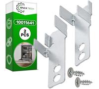 2 Pièces Supports pour Fixation Lave Vaisselle Encastrable avec le Code Original 10011641 pour Bosch pour Balay pour Constructa pour Siemens pour Neff - ONIX TECH
