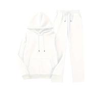 2 Pièces Survêtement Femme Sweat À Manches Longues Et Pantalons Longue Ensemble De 2 Pièces, Baggy Et Confortable, Tenue De Travail Élégant Couleur Unie Pour Automne Et Hiver