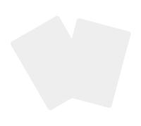 2 Pièces Tableau Blanc Effaçable à Sec pour Étudiants | Feuille Plastique Légère, Facile à Transporter Ranger, Usage Multiple pour Écrire, Dessiner, Noter