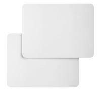 2 Pièces Tableau Blanc Effaçable Double Face, Mémo Bureau | Surface Lisse, Orientation Paysage ou Verticale, pour Tâches Hebdomadaires et Rappels