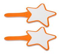 2 Pièces Tableau de Score Effaçable pour Juges, Planche Orange | Simple Face, Écriture Pratique, Mousse Légère, Usage Concours et Enchères, Accessoire de Vote