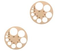 2 Pièces Tableau des Dilatations Cervicales en Bois pour Étudiants | Aide Pédagogique Réutilisable, Montre Clairement les Changements Cervicaux, pour Écoles Médicales et Cours D'accouchement
