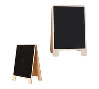 2 Pièces Tableau Noir Support pour Garçon et Filles, Bois de Cèdre | Petite Ardoise Craie, Tableau pour Ecrire, Tableau Écriture, Pratique pour Réunion et Notice