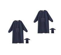 2 Pièces Tablier de Travail Imperméable à Manches Longues | Tissu Imperméable, Protège des Éclaboussures D'eau et D'huile, Coupe Ample Confortable, Usage Domestique et Travail
