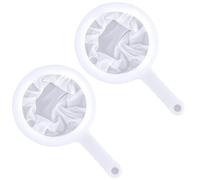 2 Pièces Tamis Cuisine,Filtre Nylon Alimentaire à Maille Huile de Fine Passoire en Adhésif Fin Friture Micron Vinification Filtres Brassage 200 et 400 Mailles Sac Densité,pour Fromage Vin Passoires
