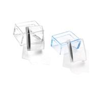 2 Pièces Tampon à Ongles Rectangulaire, Outil Portable | Tampon Nail Art Ongles, Transfert Rapide et Précis, pour Plaques et Ongles
