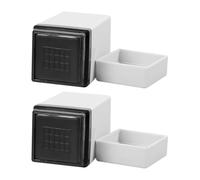 2 Pièces Tampon D’accords Guitare pour Apprentissage, Outil | Caoutchouc Abs, Grilles Nettes et Surface Blanche, pour Cours de Musique et Lecture de Tablature
