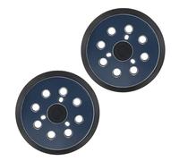 2 Pièces Tampon de Ponceuse de Remplacement, Plateau de Ponçage 125 mm, 5 Pouces 8 Trous Disque Poncage, Tampon de Support de Ponceuse pour makita bo5010, bo5030k, bo5031k, bo5041k