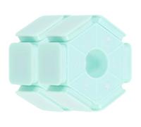2 Pièces Tampon Six Faces en PP Vert Clair pour Commentaires | Élèves et Enseignants, Surface Lisse, Absorption D’encre, Loisirs Créatifs et Scrapbooking