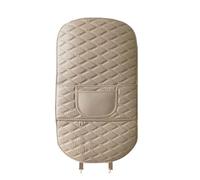 2 Pièces Tapis Anti-Coups De Pied pour SièGe ArrièRe De Voiture pour Cadillac ATS CT4 CT5 CT5-V CT-6 Cts Plug-in, Anti-SaletéDossier en Cuir Coussinets Anti-Coup de Pied,Beige-Long