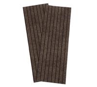2 Pièces Tapis D’escalier Antidérapant en Polyester | Bruit, Design Adapté aux Escaliers en Spirale, Usage Intérieur à Maison, Couleur Café