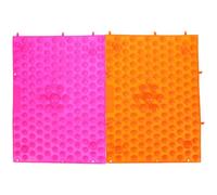2 Pièces Tapis D'acupression Pieds Fête Halloween, Tpe, Grand | Stimulation des Points, Soulage la Tension, pour Travailleurs, Usage Pieds, Résistant à Déformation