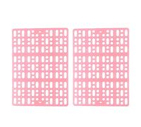 2 Pièces Tapis de Lapin pour Cages Lapin Cochon d ' Inde Hamster et Autres Petits Animaux Tapis de Trou Prévenir les Maladies de la Peau des Animaux de Compagnie Tapis de Cage de Lapin pour Pieds