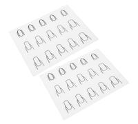 2 Pièces Tapis de Manucure en Silicone Blanc, Léger, Antidérapant | Deux Coussinets Inclus, Protection de Table, pour Essais de Design et Éclaboussures de Vernis