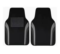 2 Pièces Tapis de Sol Avant pour Citroen e-Mehari 2016-2023, Feutre Aiguilleté Robuste Protection Intérieur Moquette Antidérapant Durable Noir