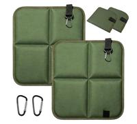 2 Pièces Tapis Siège Extérieur Coussin de Siège Étanche, Siègetapis Pliable | Coussin de Siège Pliable Étanche, Coussin Randonnee Imperméable, Tapis de Camping Pliable, pour Randonnée, Camping (Vert)