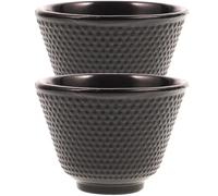 2 Pièces Tasse à Thé En Fonte Tasses à Thé Japonaises En Fer Tasses Vintage Saké Tasse De Noël Thé Maté Tasses à Thé Claires Tasse De Thé Kung-fu Bière Asie Service à Thé Le Fer
