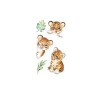 2 pièces tatouages temporaires imperméables pour enfants autocollants pour petits chats tatouages pour enfants faux tatoo body art tatouage pour enfants