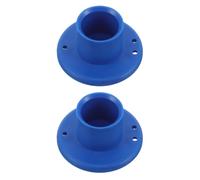 2 Pièces Tee de Golf Réutilisable en Caoutchouc Bleu | Vibrations, Usage Intérieur et Extérieur, Ajustement Polyvalent, pour Golfeurs avec Simulateurs