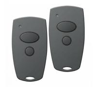 2 Pièces Télécommande de Porte de Garage 2 Canaux 868,3 MHz Universelle