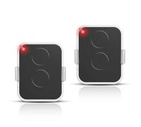 2 Pièces Télécommande Nice 433 MHz Rolling Code, 2 Canaux, Remplacement pour ON1E, ON2E, ON4E, Compatible avec Motorisations Portail et Garage, Portée Jusqu’à 200m, Format Porte-clés Compact