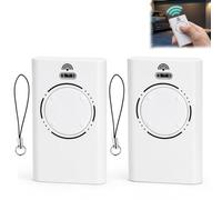 2 Pièces Télécommande Portail 868MHz 4 Canaux | Code Tournant, Émetteur Sans Fil, Compatible avec XT2/XT4 868 SLH LR, Remplacement Porte de Garage, Design Compact Blanc