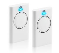 2 Pièces Télécommande Portail 868MHz Universelle, Émetteur de Garage 2 Canaux Compatible avec XT2 868 SLH LR, XT4 868 SLH, DL2 DL4 T2 T4 868 SLH, Télécommande de Remplacement (Blanc)