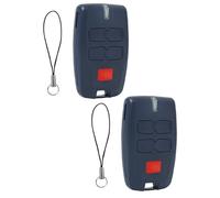 2 Pièces Télécommande Portail bft mitto Telecommande Compatible avec BFT Mitto B RCB4, RCB02, RCB04，433.92Mhz 4 boutons 4 canaux Bleu Rolling Code pour Rolling BFT MITTO B RCB04 R1 CLEAR ICE RCB02