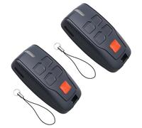 2 Pièces Télécommande Porte de Garage pour BFT Mitto 2 B RCB, 433 MHZ 4 Canaux 4 Boutons Bip Portail Télécommande Remplacement Porte de Garage pour Rolling BFT Mitto 2 Kleio Ghibli TRC 2 TR