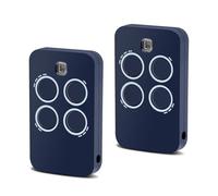 2 Pièces Télécommande Porte Émetteur Garage 433MHz,Télécommande Porte 4 Canaux Compatible avec XT4 433 RC Code 787456