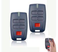 2 Pièces Télécommande pour portail BFT MT B RCB4, 433 MHZ Telecommande Bft, Portail 4 canaux 4 boutons Compatible Mitto 2, Kleio, Ghibli, TRC 2, TR, Rolling Code Sécurisé