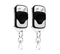 2 Pièces Telecommande Universelle Portail 433,92 MHz Code Fixe Bip Portail Universelle Télécommande de Garage sans Fil Coulissant 4 Touches Copieuse pour Porte de Garage et Voiture