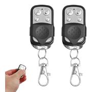 2 Pièces Telecommande Universelle Portail,433.92 MHz Code Fixe Bip,Telecommande portail Universelle,Universelle sans Fil Coulissant 4 Touches Copieuse pour Porte de Garage et Voiture