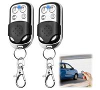 2 Pièces Telecommande Universelle Portail, Telecommande Garage sans Fil 433,92 MHz Code Fixe Bip Compatible Marantec 4 Boutons Touches Copieuse pour Voiture et Porte de Garage