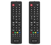 2 Pièces Telecommande Universelle pour Samsung Smart TV, Télécommande Universelle pour Samsung TV 3D 4K 8K QLED UHD SUHD HDR LCD LED HDTV Smart TVs