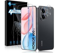 2 Pieces Tempered Glass For Honor 400 With 2 Pieces Rear Camera Lens Protector, 9h Hardness Screen Protector, Anti-Scratch Ultra Resistant Glass Protection