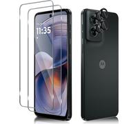 2 Pieces Tempered Glass For Motorola Moto G55 And 2 Pieces Rear Camera Protector, 9h Hardness, Anti Scratch, Hd Glass Protection