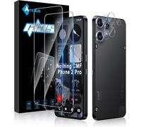 2 Pieces Tempered Glass For Nothing Cmf Phone 2 Pro With 2 Pieces Rear Camera Lens Protector, 9h Hardness Screen Protector, Anti-Scratch Ultra Resistant Glass Protection