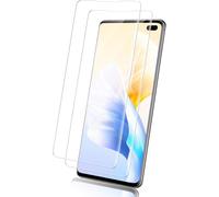 2 Pieces Tempered Glass For Samsung Galaxy S10 Plus, Hd High Sensitivity Screen Protector Film For S10+, Ultra Resistant 9h Hardness Glass Protection, Bubble-Free Screen Protector