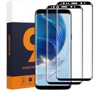 2 Pieces Tempered Glass For Samsung Galaxy S9+/S9 Plus, 3d Full Coverage Ultra Resistant Glass Protection For Galaxy S9 Plus, Bubble-Free High Sensitivity Touch Screen Protector Film